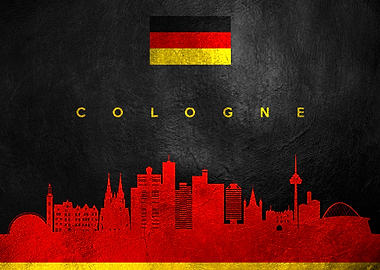 Cologne Germany Skyline