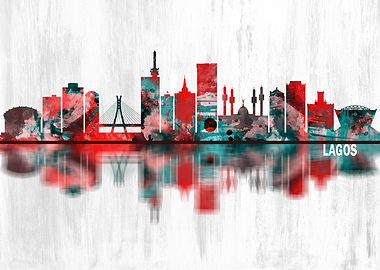 Lagos Nigeria Skyline