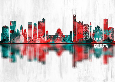 Kolkata India Skyline