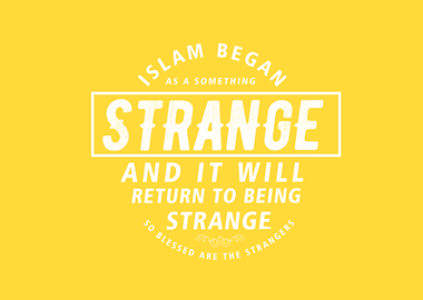 Islam began as something
