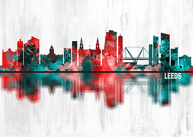 Leeds England Skyline