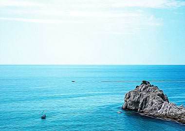 Gaeta seacoast in summer