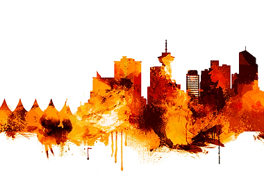 Vancouver Canada Skyline