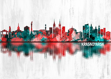 Krasnoyarsk Russia Skyline