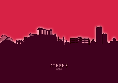 Athens Skyline Greece