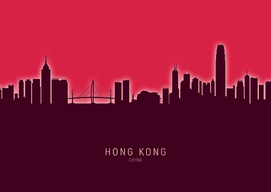 Hong Kong Skyline China