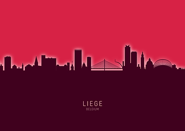 Liege Skyline Belgium