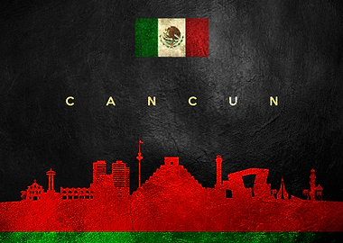 Cancun Mexico Skyline