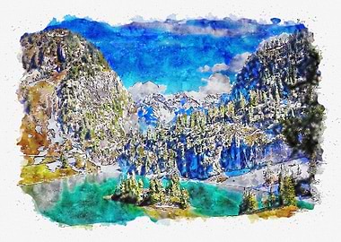 Hinterstockensee mountain