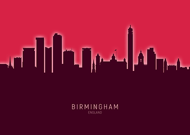 Birmingham Skyline England