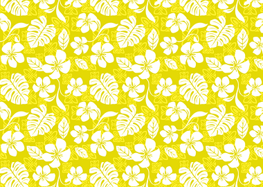 Yellow Aloha Pattern