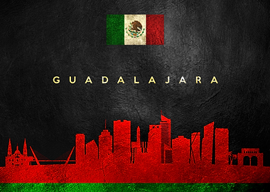 Guadalajara Mexico Skyline