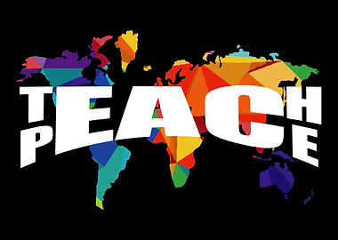 Teach Peace Teacher Or Pea