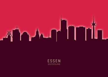 Essen Skyline Deutschland