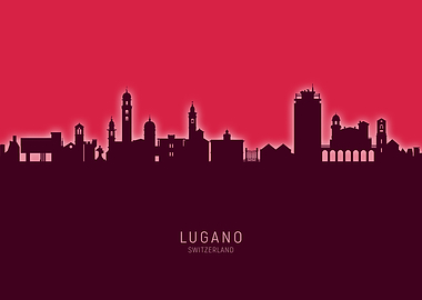 Lugano Skyline Switzerland