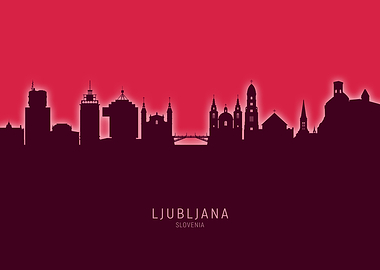 Ljubljana Skyline Slovenia
