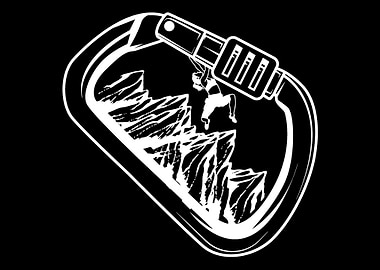 Snap Hook Climbing Woman a