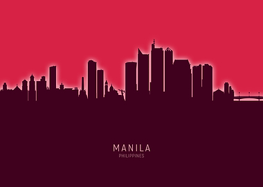 Manila Skyline Philippines
