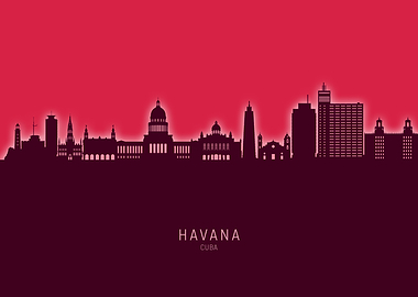 Havana Skyline Cuba