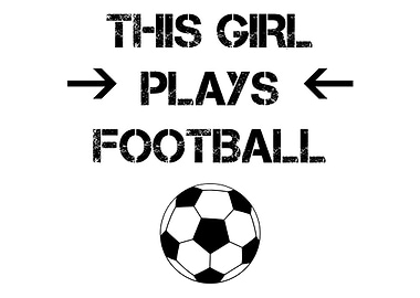 This girl plays football