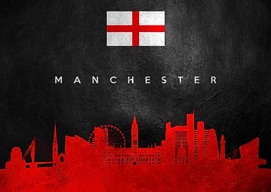 Manchester England Skyline