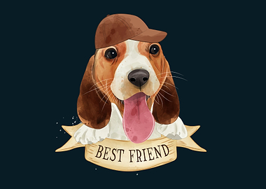 Cute Dog best friend