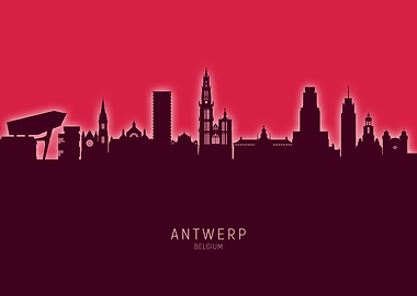 Antwerp Skyline Belgium