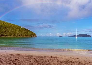 Rainbow Over Maho Bay