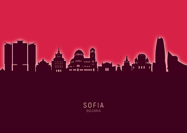 Sofia Skyline Bulgaria
