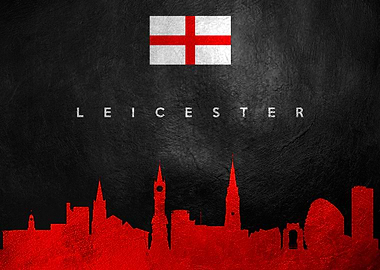 Leicester England Skyline