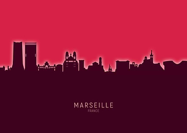 Marseille Skyline France