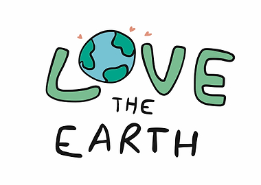 Love the earth cartoon
