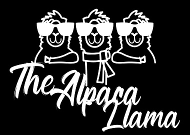 The Alpaca Llama Trio Art