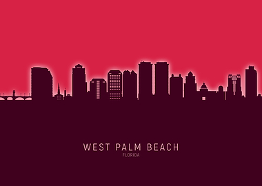 West Palm Beach Skyline