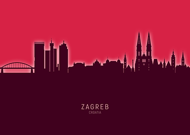 Zagreb Skyline Croatia