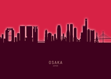 Osaka Skyline Japan