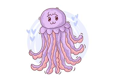 Cute jellyfish