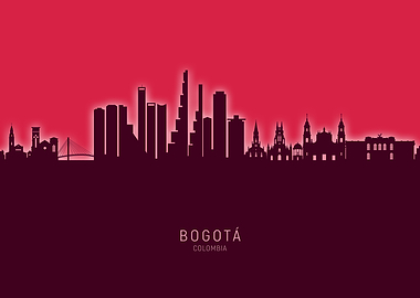 Bogota Skyline Colombia
