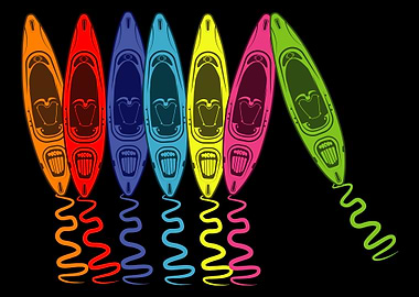 Kayak Boat Kayaker Or Cano