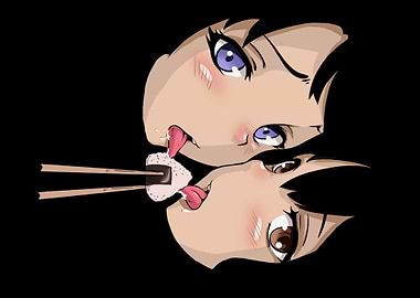 Ahegao Hentai Sexy Sushi