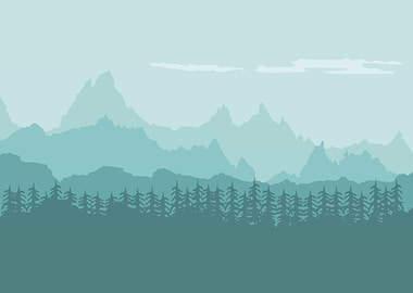 Forest Mountains Landscape