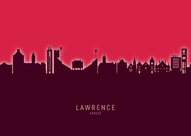 Lawrence Skyline Kansas