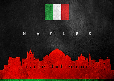 Naples Italy Skyline