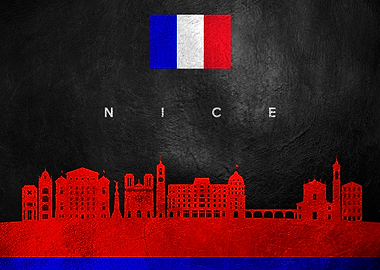 Nice France Skyline