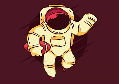 astronaut football