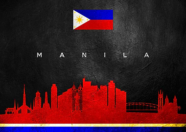 Manila Philippines Skyline