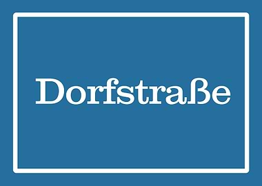 Dorfstrasse Schild