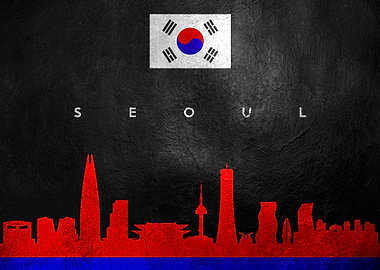 Seoul South Korea Skyline