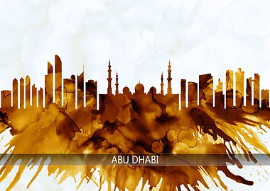 Abu Dhabi UAE Skyline