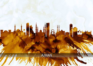Ajman UAE Skyline